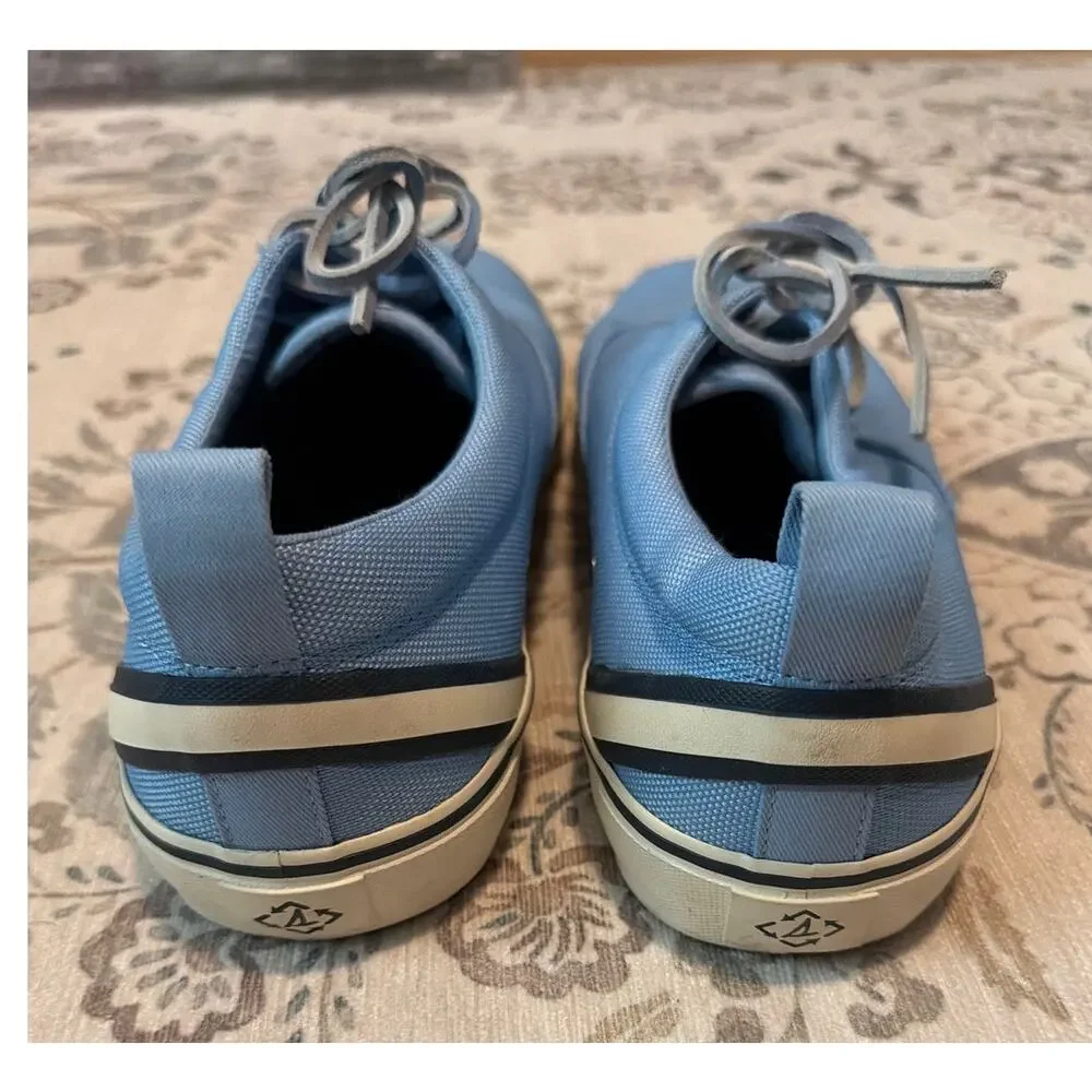 Sperry SeaCycled Striper II CVO Sneakers Light Blue Men's Size 12